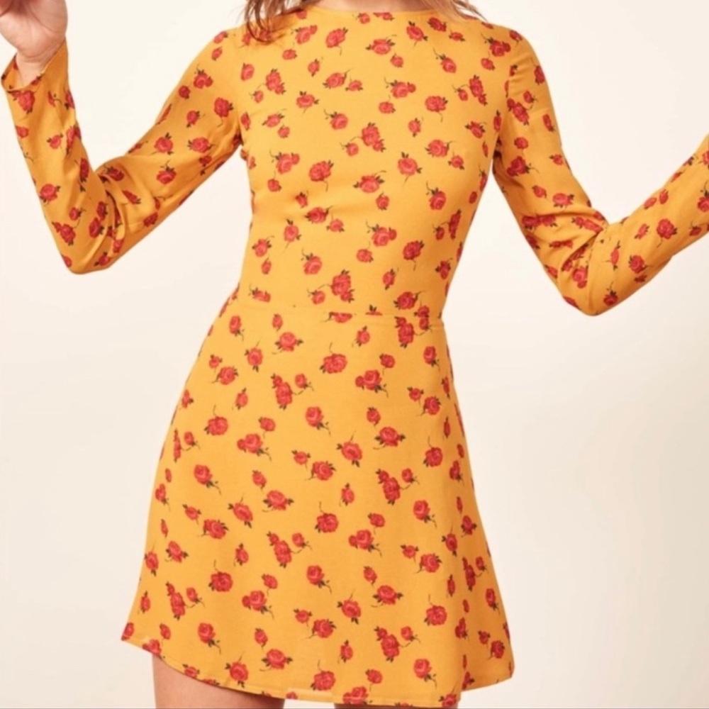 Reformation Long Sleeve Mayra Dress